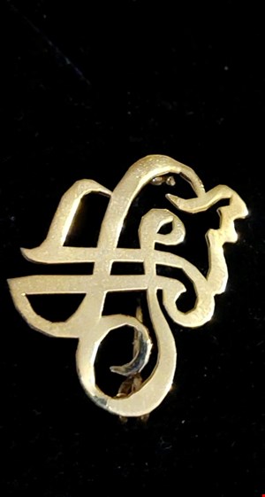 سنجاق سینه طرح سلام